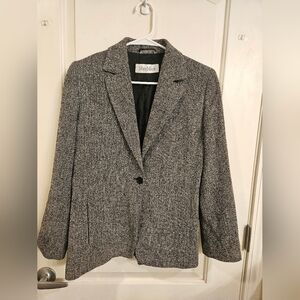 Vintage MaxMara Women's Black Blazer Sz 8